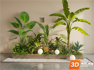 Mini Garden Skp Files 